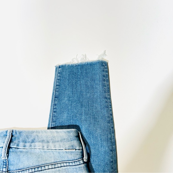 Mother jeans The Looker Ankle Fray jeans ankle skinny stretchy women Size 25 - Picture 9 of 11